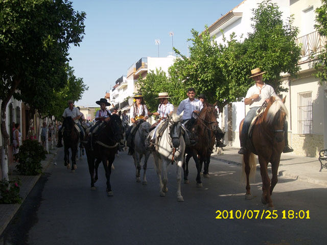 Estampa Romera Llegada Rom 2010 X30x Cx Los Corrales