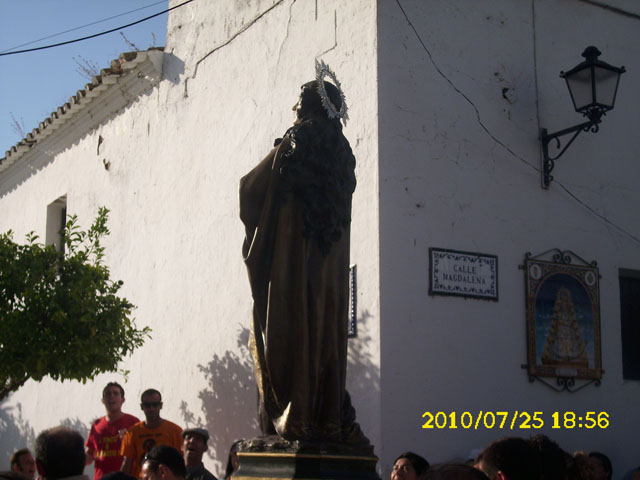 Estampa Romera Llegada Rom 2010 X60x Sta. Mx Magd. En La Iglesia